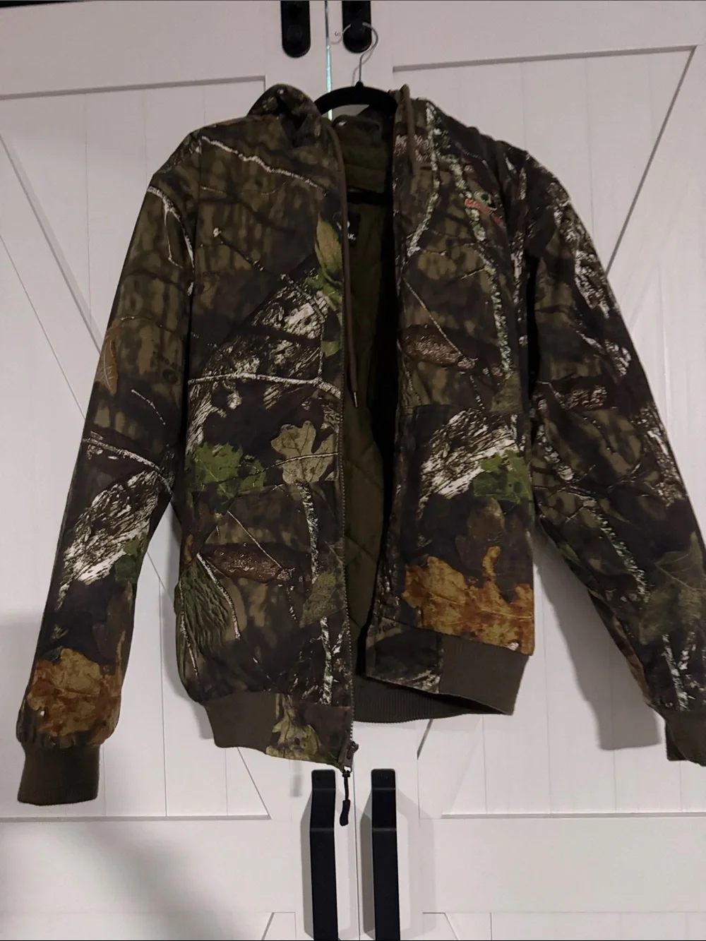 Mossy Oak Realtree-Style Camo Bomber Jacket - Olive, Brown, Green